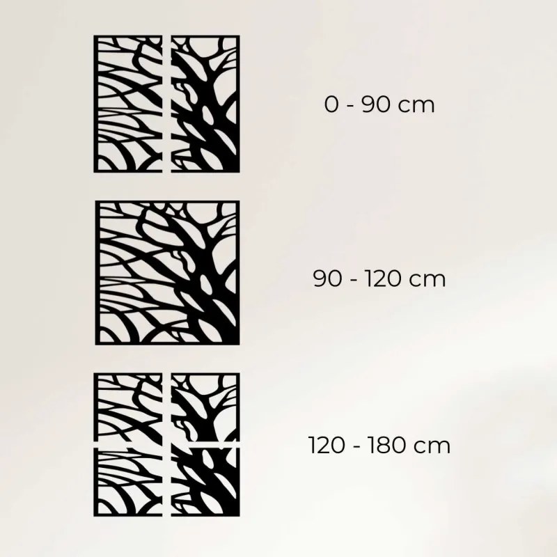 Drevený obraz Strom konáre – moderná nástenná dekorácia z dreva | SENTOP HDF0283