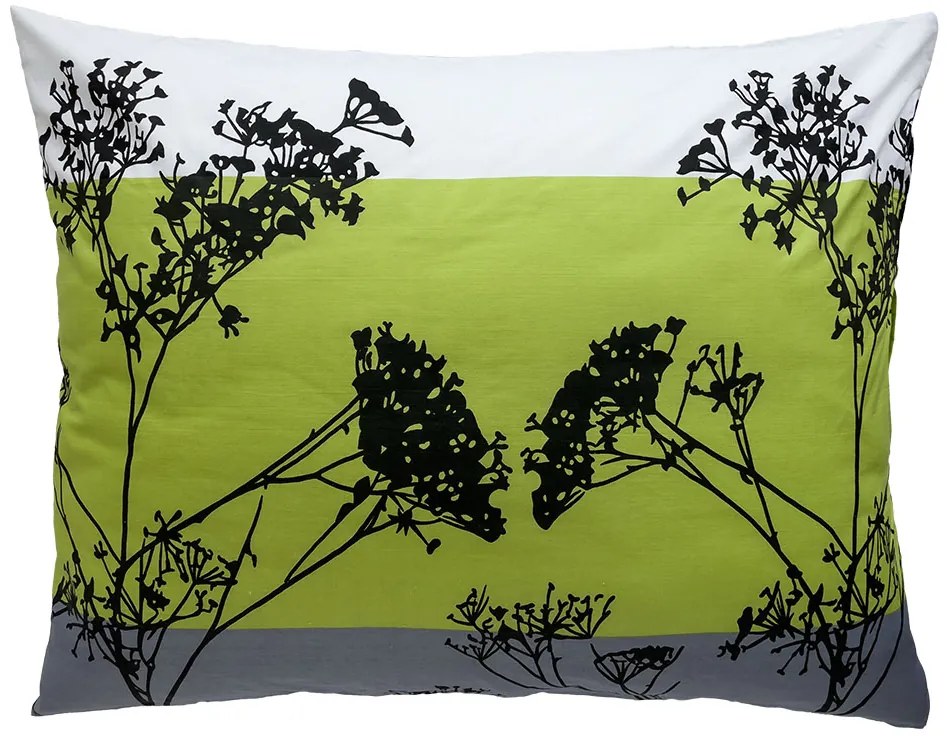 XPOSE® Bavlnená obliečka na vankúš GALINA - zelená 70x90 cm