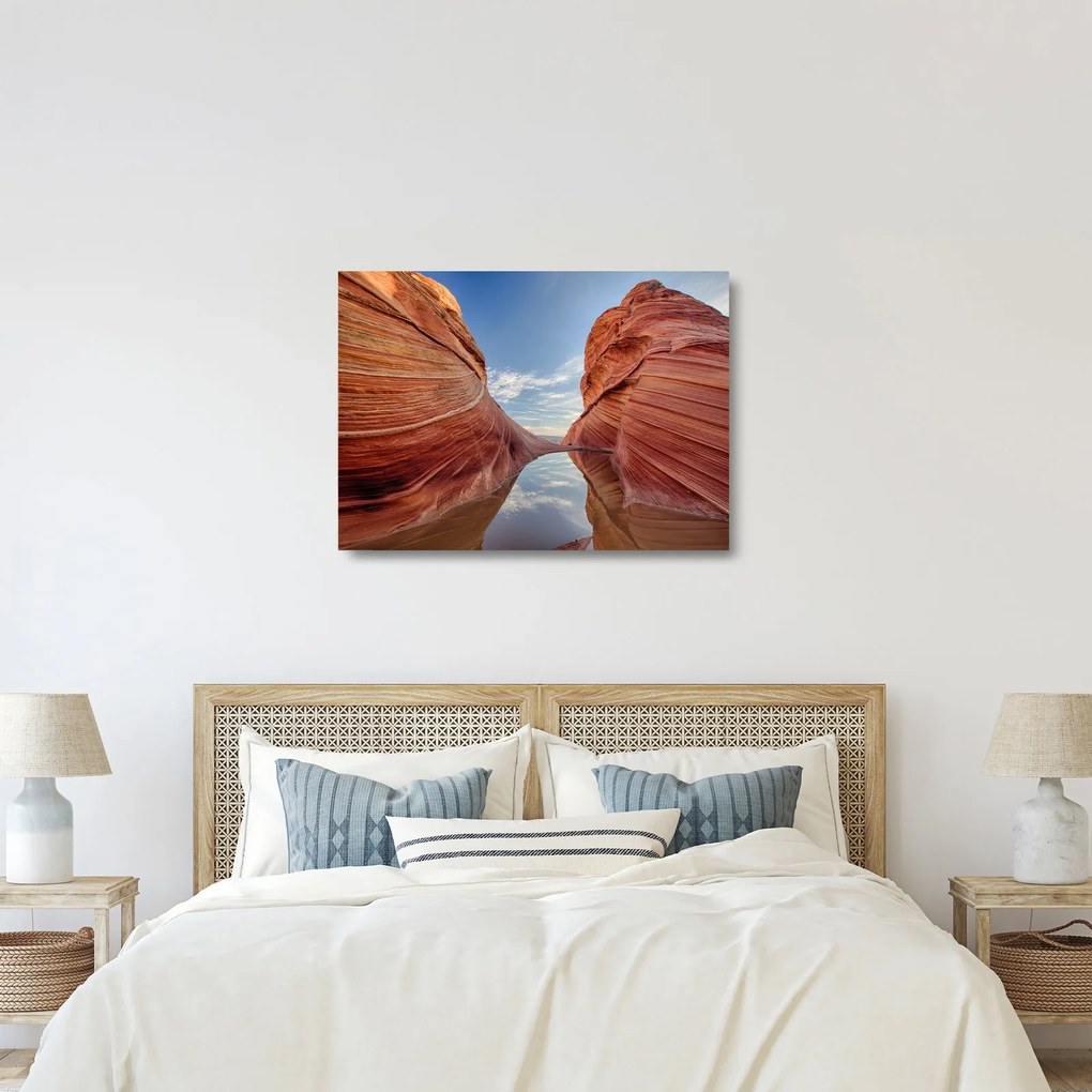 Sklenený obraz - Vermilion Cliffs Arizona (70x50 cm)