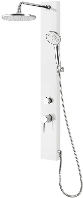 Aqualine Aqualine, FIGA sprchový stĺp s batériou, 1050 mm, PVC, SL230