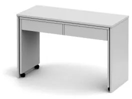 Kondela PC stôl VERSAL NEW, rozkladací, biely/biely