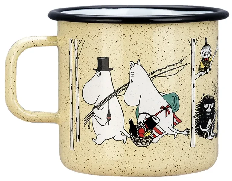 Hrnček Moomin Campers 0,8l, smalt / béžový