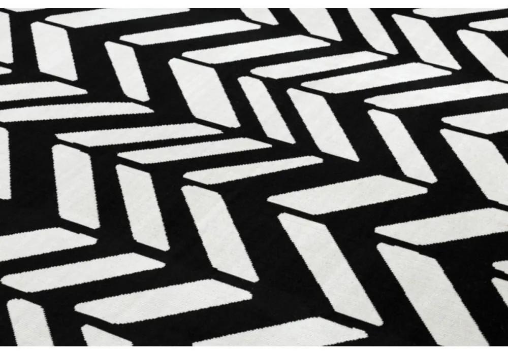 Kusový koberec Gerardo čierno krémový 120x170cm