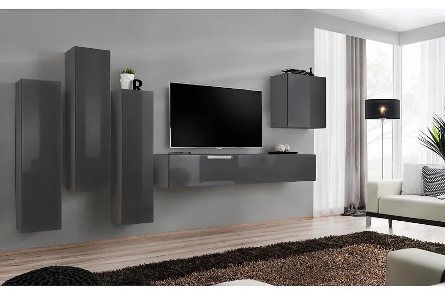 Obývacia stena Switch III Grafit