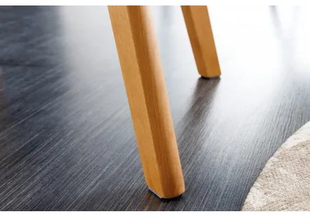 N-STAR sivá čalúnená stolička Sivá