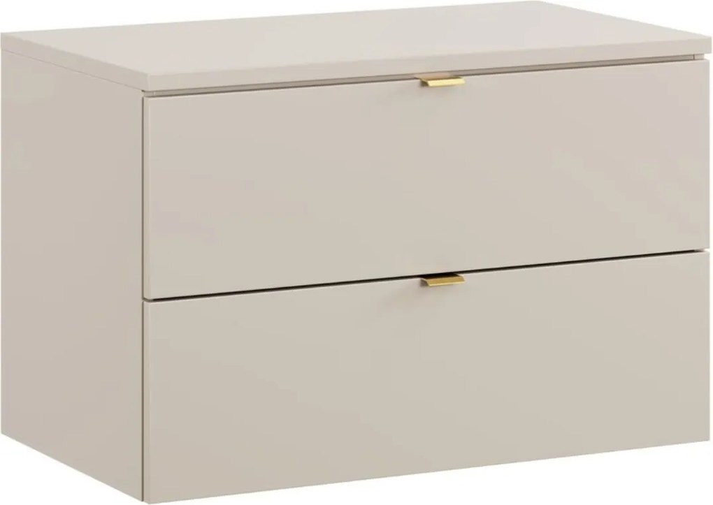 Kúpeľňová skrinka pod umývadlo s doskou 80 cm, sada Dalia (SET-DC B 80CM)