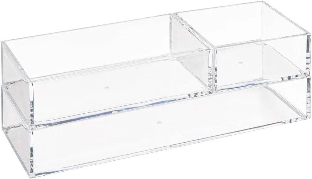 5Five® Akrylové luxusné organizéry do zásuvky, 3ks v sade, SELENA