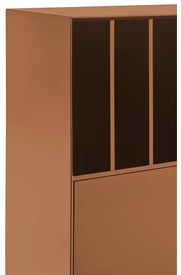 Skrinka v tehlovej farbe 120x140x45 cm Platt – Teulat