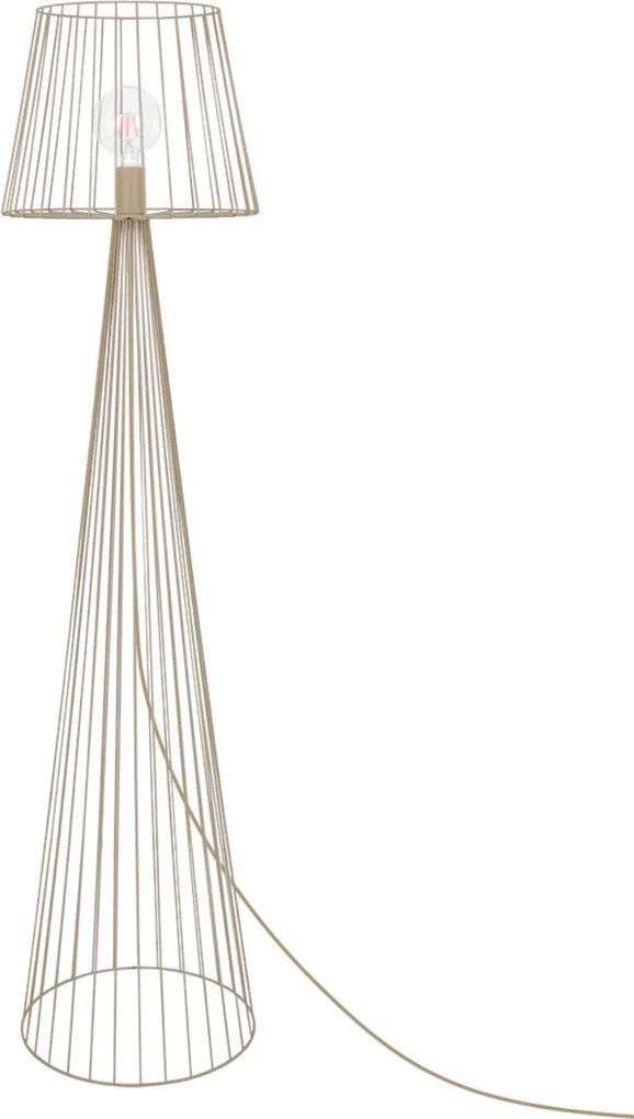 Stojacia drôtená industriálna lampa K-5817 Livia