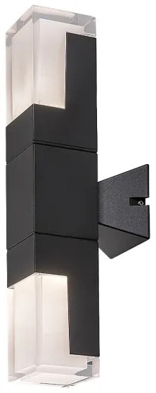 Rabalux 77127 - LED Vonkajšie nástenné svietidlo DARVAS LED/12W/230V IP54