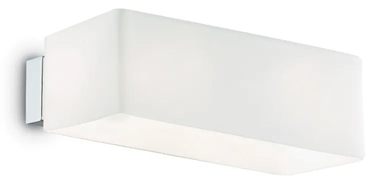 IDEAL LUX Nástenné svietidlo BOX AP2, biele