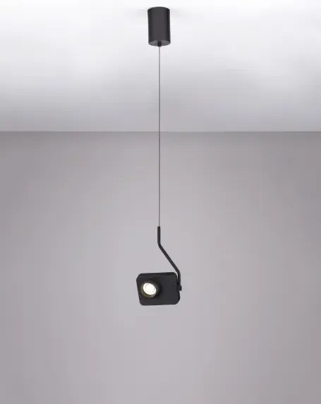 LED stmievateľné čierne dizajnové svietidlo Kedros