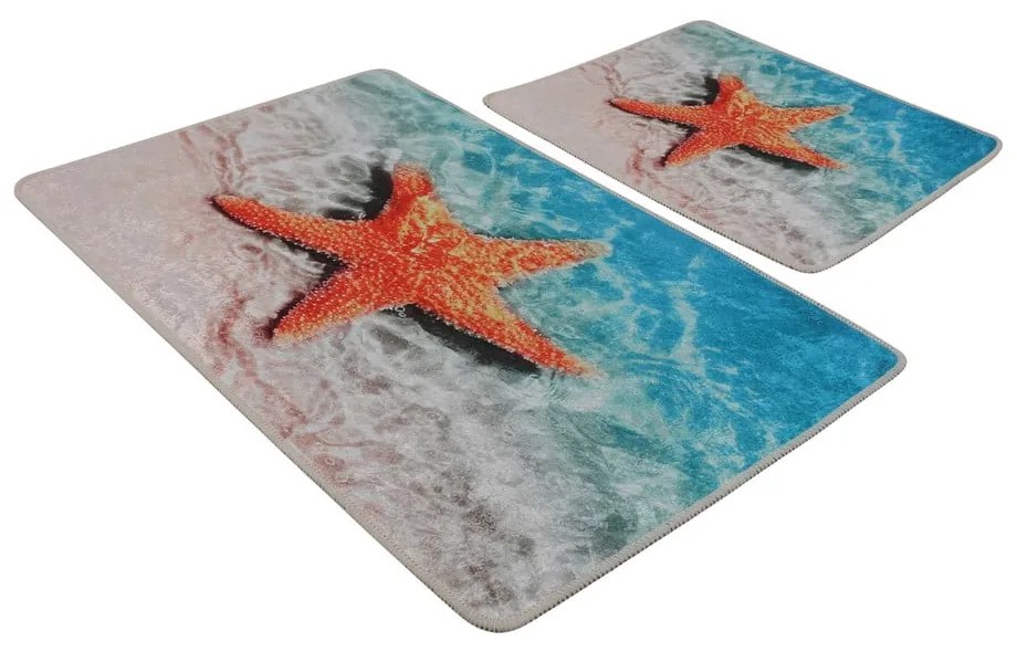 Kúpeľňové predložky v súprave 2 ks 60x100 cm Stella – Foutastic