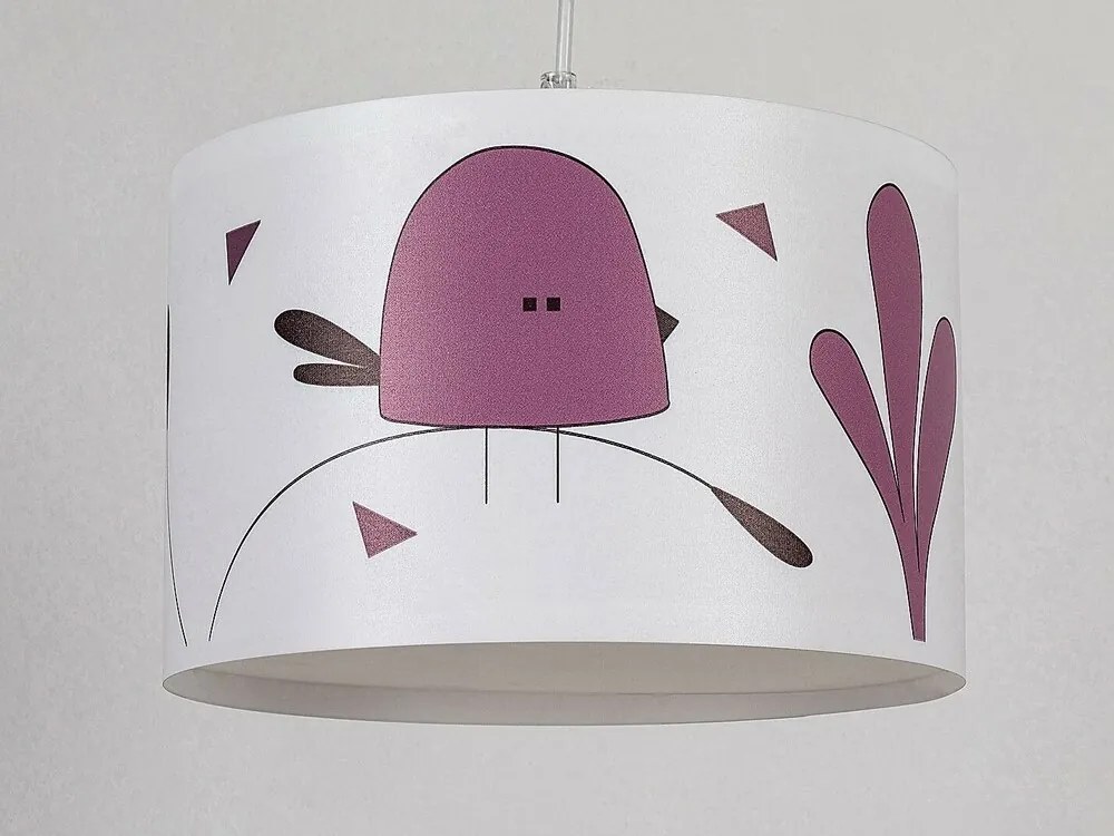 Rabalux 72069 detský závesný luster Fowly, biela