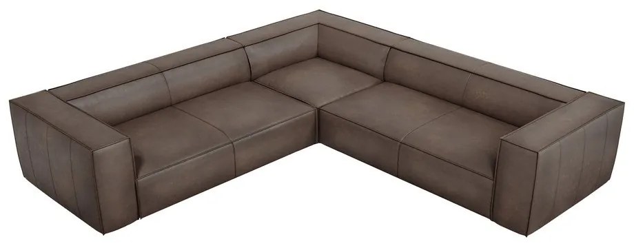 Hnedá kožená rohová pohovka (variabilná) Madame - Windsor &amp; Co Sofas