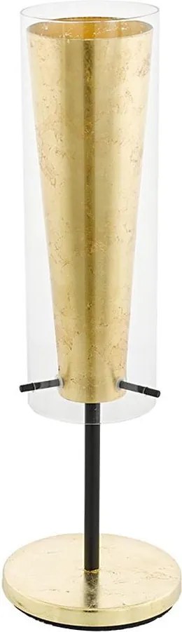 Eglo 97654 - Stolná lampa PINTO GOLD 1xE27/60W/230V