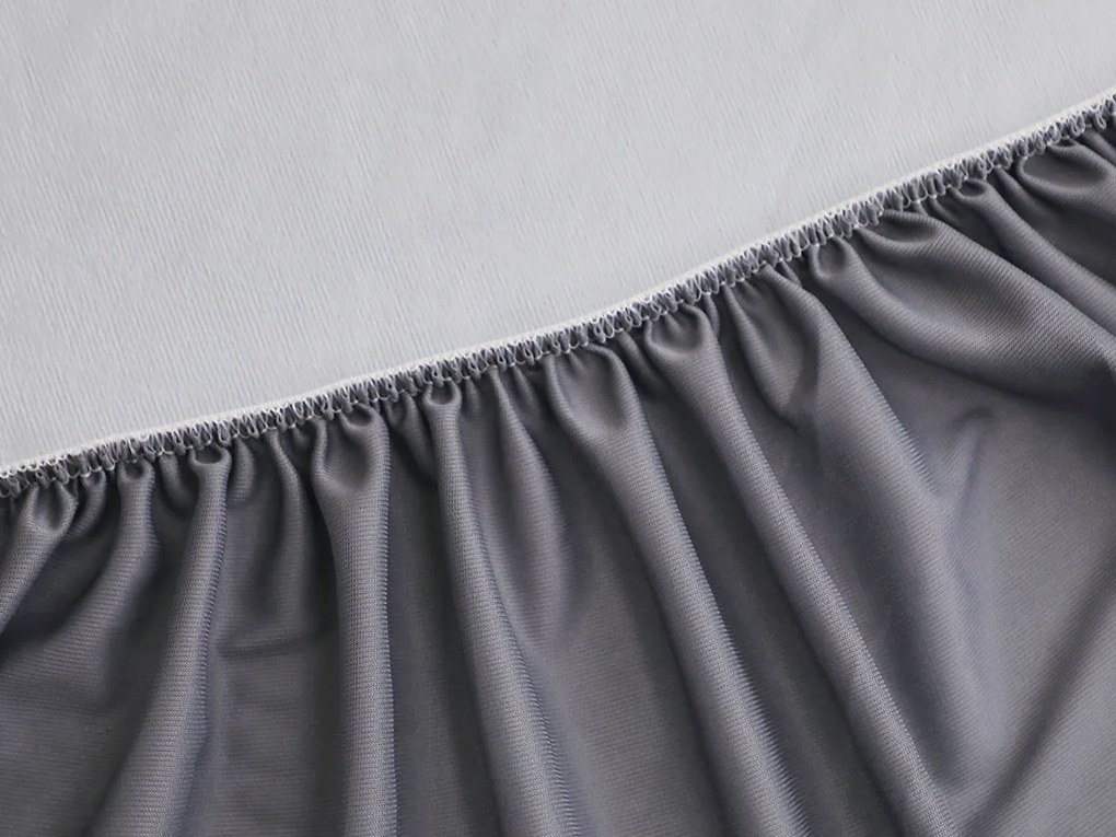 XPOSE® Froté chránič matraca Exclusive - sivý 90x200 cm