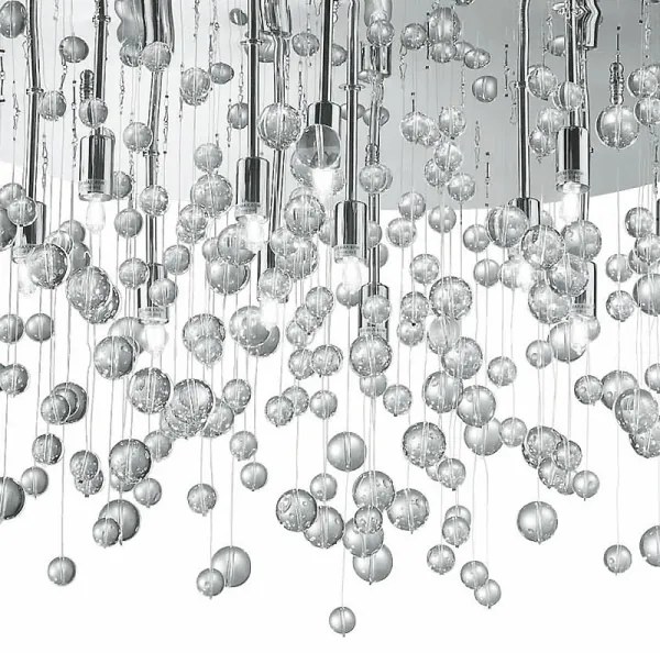 Ideal Lux - LED Stropné svietidlo 12xG9/3W/230V pr. 63 cm chróm