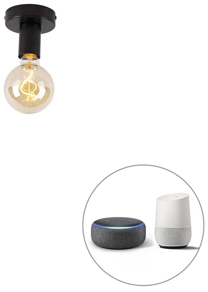 Inteligentné stropné svietidlo čierne vrátane Wifi G95 - Facile