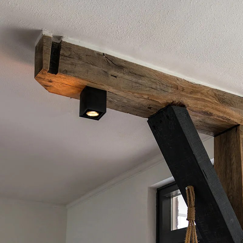 Inteligentný dizajnový reflektor čierny vrátane WiFi GU10 - Qubo Honey