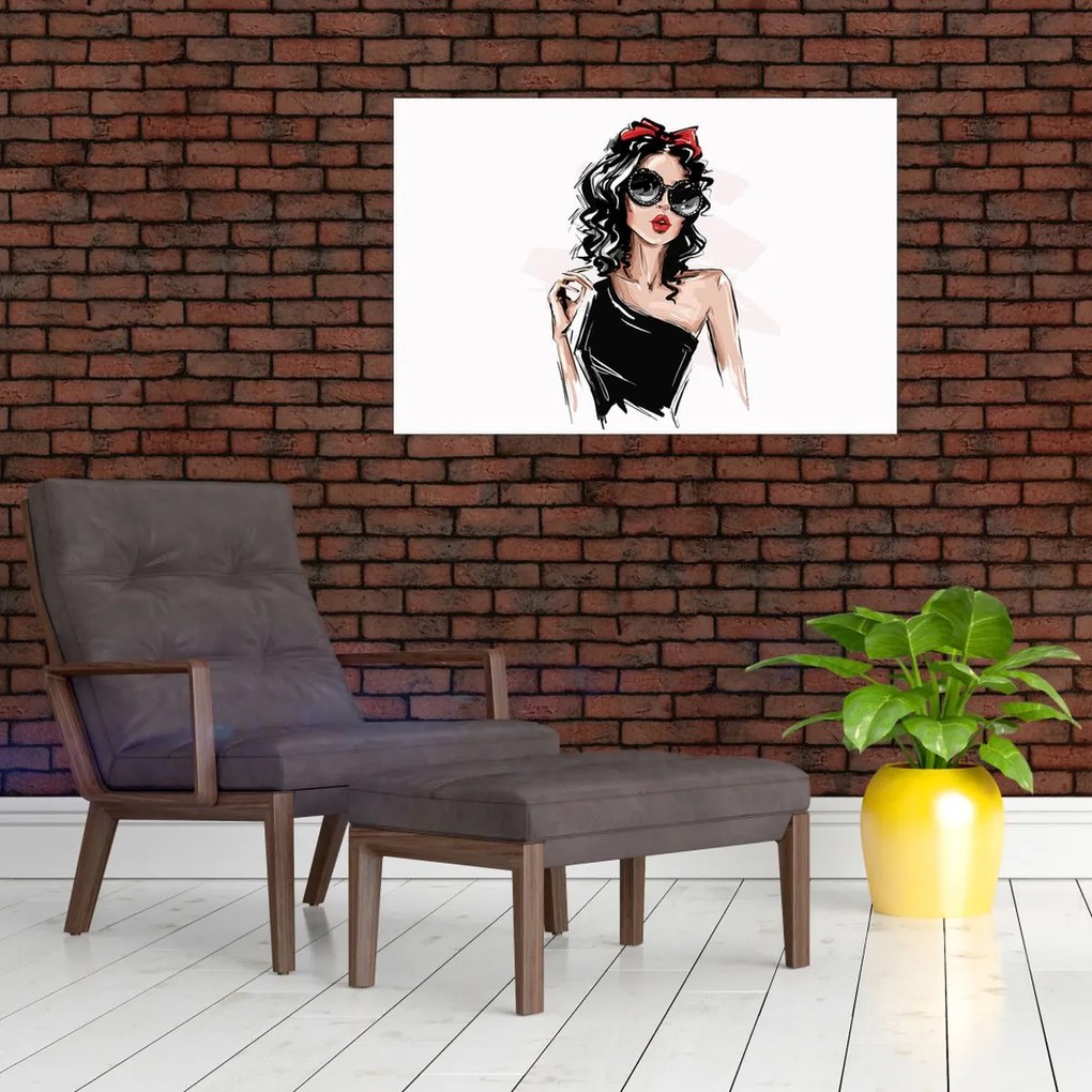 Obraz - Fashion woman (90x60 cm)