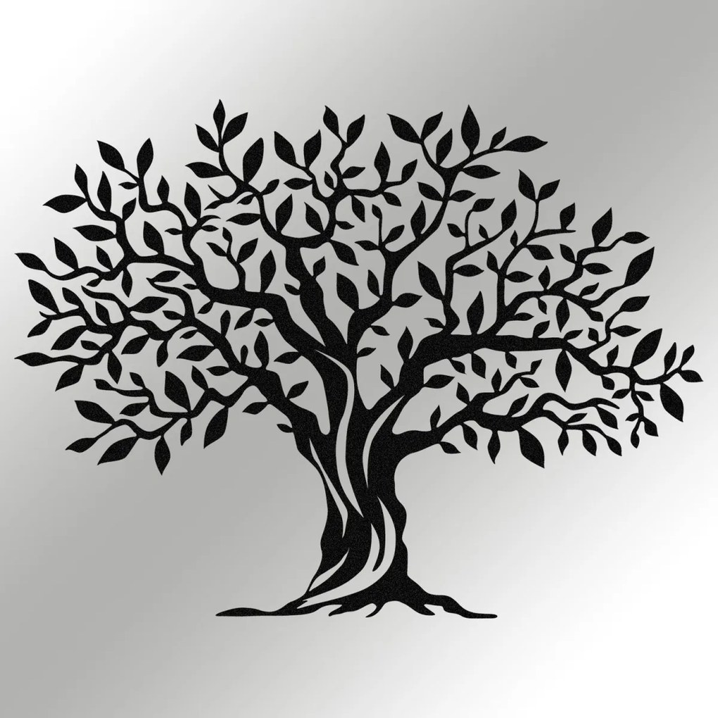 Nástenná dekorácia Yaprak Dökümü čierna