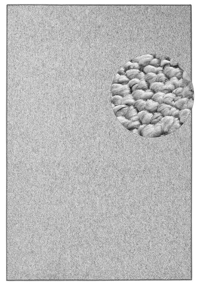 Sivý koberec 80x150 cm Wolly – BT Carpet