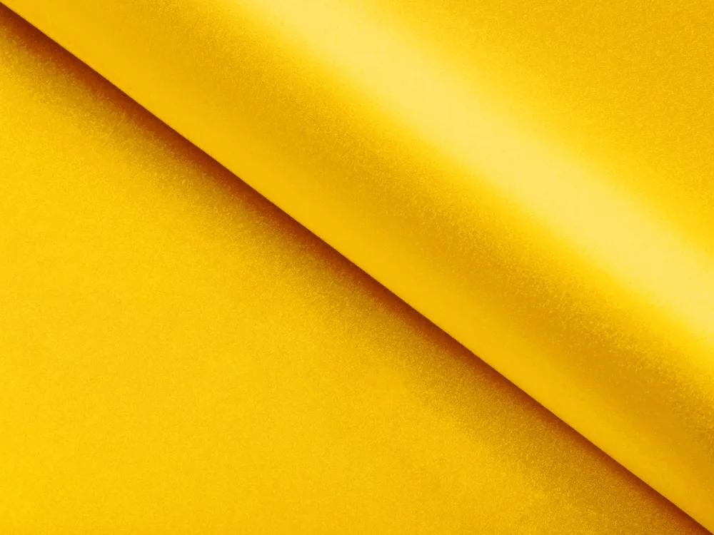 Biante Saténový behúň na stôl polyesterový Satén LUX-014 Kanárikovo žltý 20x180 cm
