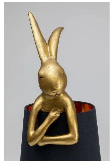 Animal Rabbit stolná lampa zlato-čierna