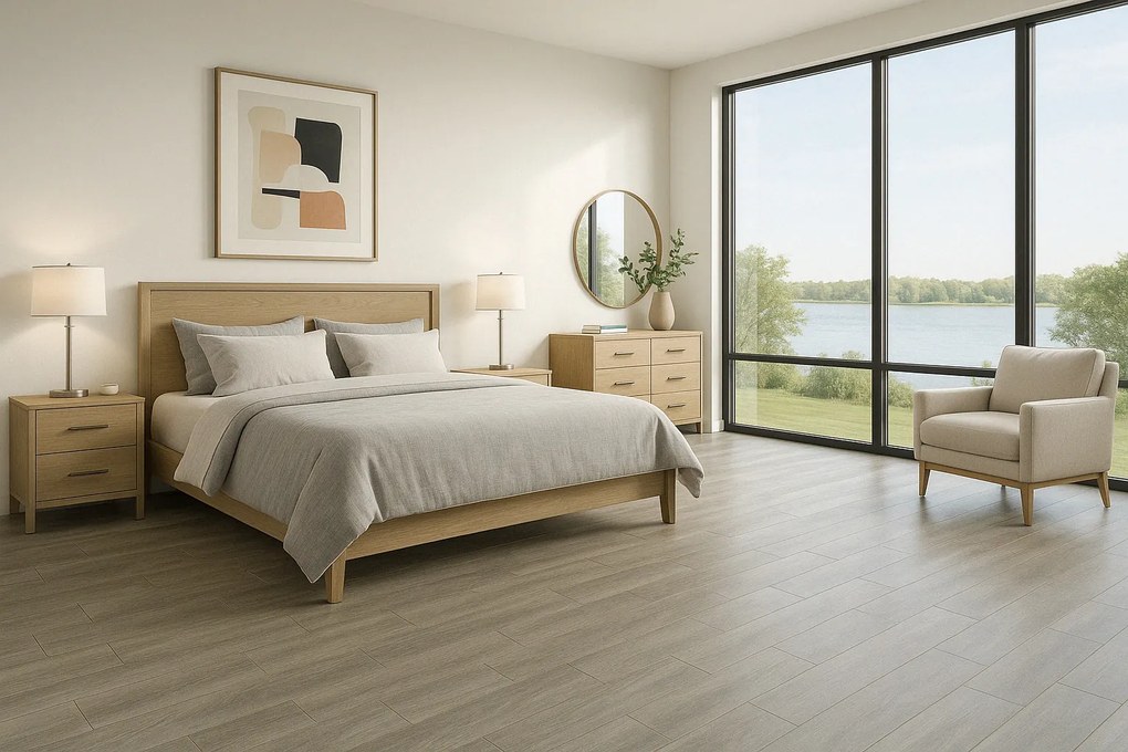 Beaulieu International Group, PVC podlaha - lino Polo 2121, na mieru, šíře 3m,4m, šedá, pena, detská izba