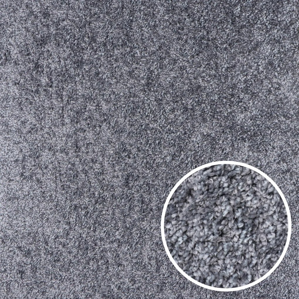 Condor Carpets, Metrážny koberec Bali 075, na mieru, šíře 4m, šedá, filc, detská izba