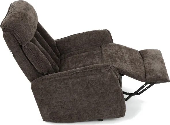 Polohovacie kreslo hnedé, elektrické TV-H9727 BR2