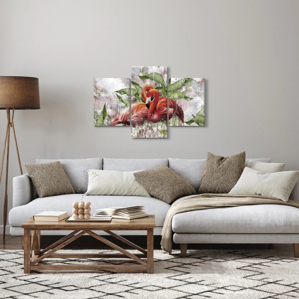 Obraz - Plameniaky (90x60 cm)