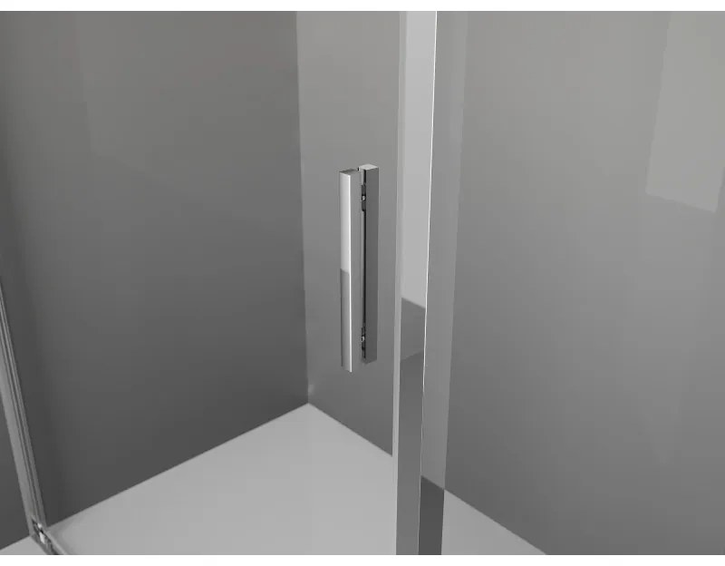 Mexen Exo, sprchovací kút s krídlovými dverami 100 x 80 cm, 6mm číre sklo, chrómový profil, 817-100-080-01-00