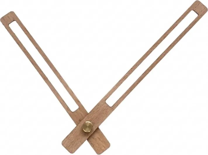 Minimalistické drevené ručičky s tichým chodom pre váš interiér | SENTOP R102