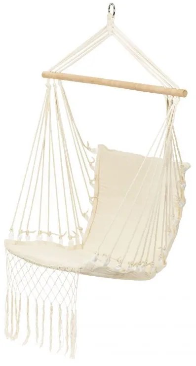 Závesné hojdacie kreslo - Brazílska hojdačka, White