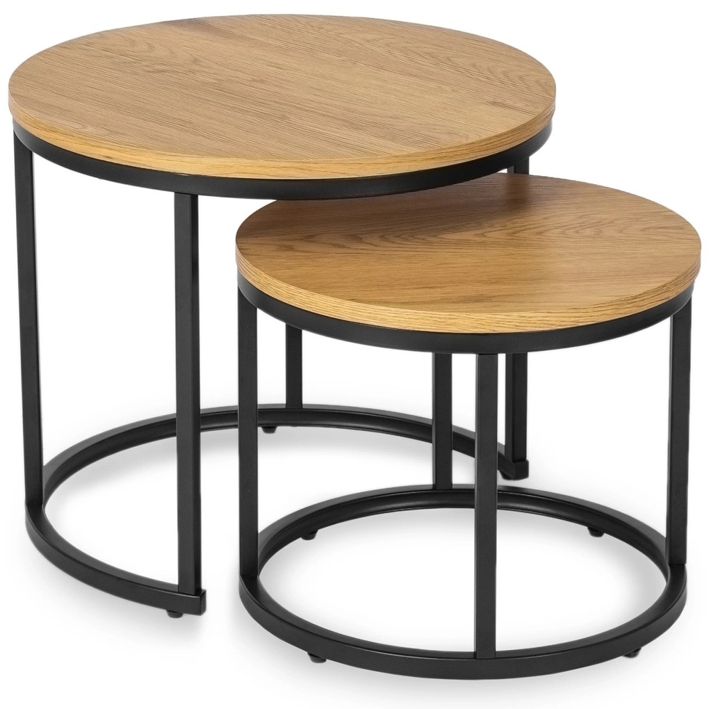 PROXIMA.store - Set konferenčných stolíkov DELIA VEĽKOSŤ: MINI