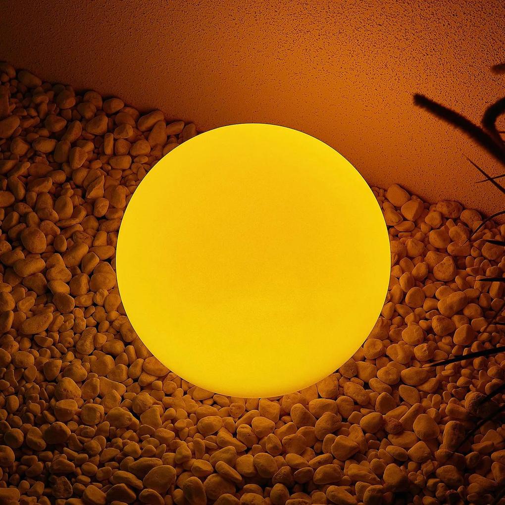 Lindby Yohan RGB solárna LED lampa, 25 cm