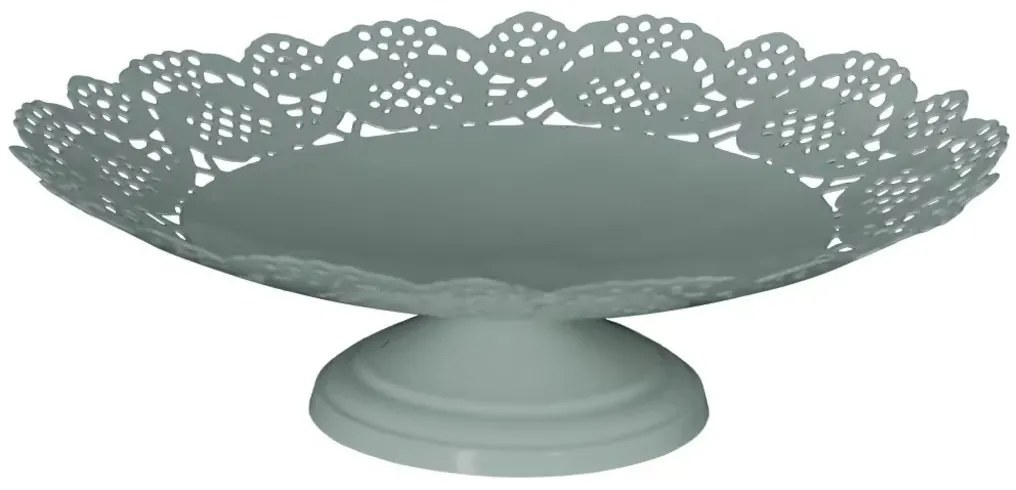 Biely kovový krútený svietnik na úzku sviečku Estelle - Ø 10,5*22 cm