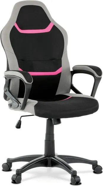 Detská otočná stolička ružová KA-L611 PINK