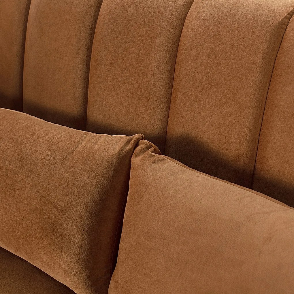Pohovka Meriva Velvet caramel pre 2 osoby