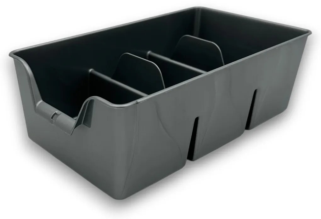 Organizér na korenie vo vreckách, zásobník, BEN3 - sivá, 20x14x8