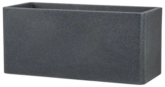 Scheurich Dlhý kvetináč Cube Box (žula/čierna, 60 cm)  (100349940)