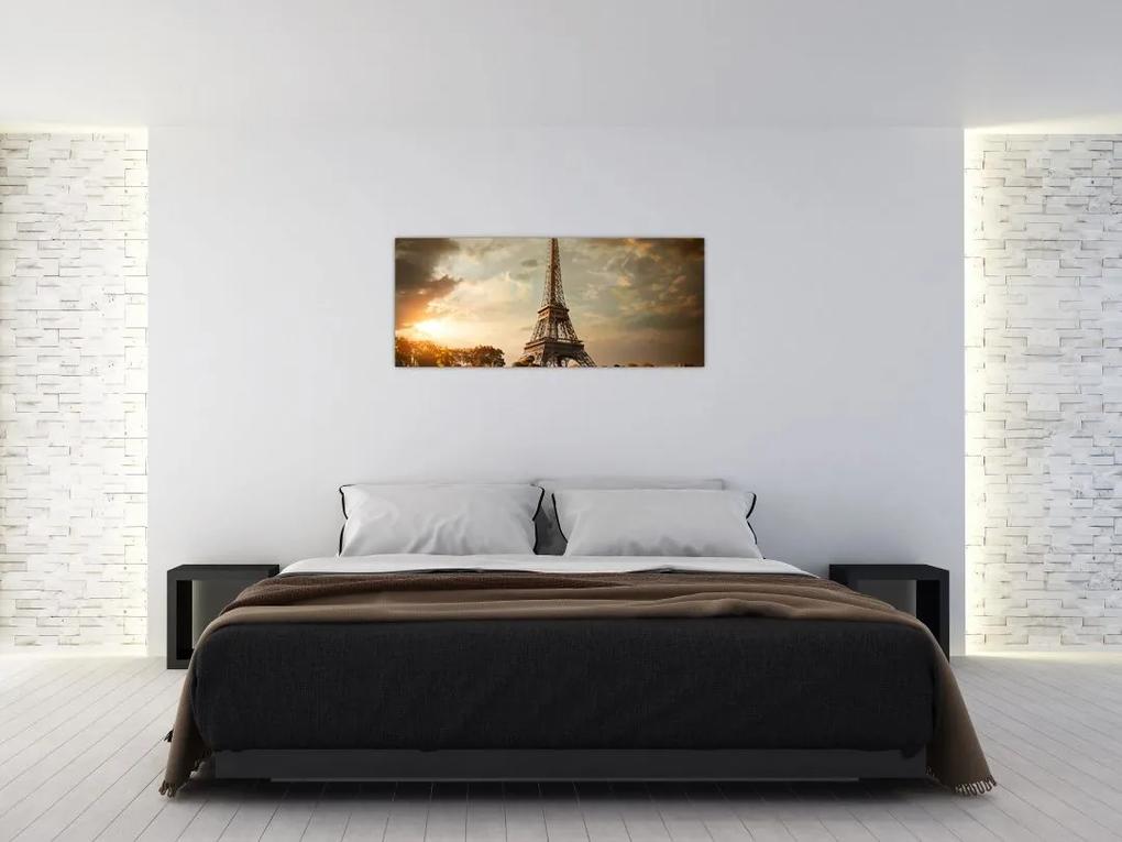 Obraz - Eiffelova veža, Paríž, Francúzsko (120x50 cm)