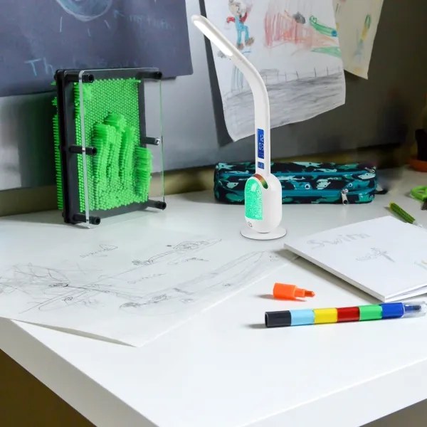 Rabalux 74231 - LED RGB Stmievateľná stolná lampa FIGEN LED/5W/230V biela