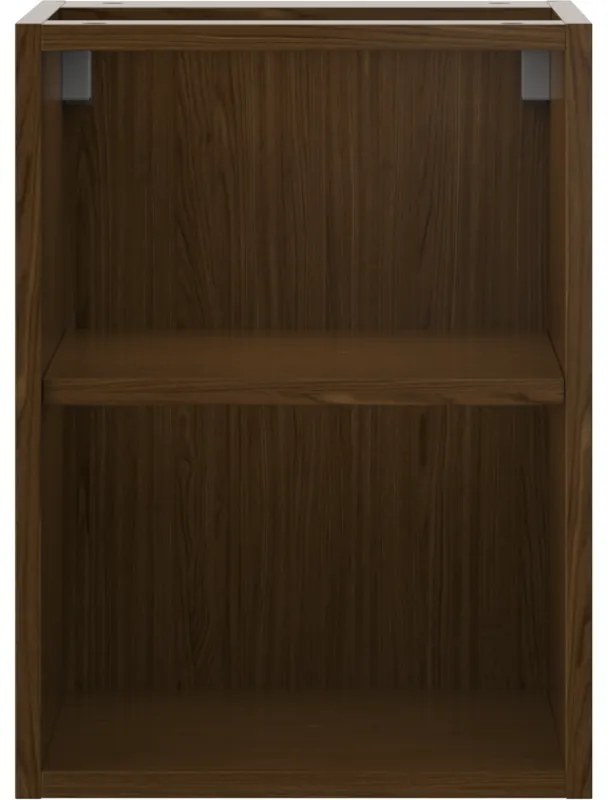 Mexen Box-A, otvorená skrinka s policou 35 cm, orech, 91AX2-0350-470-0-86