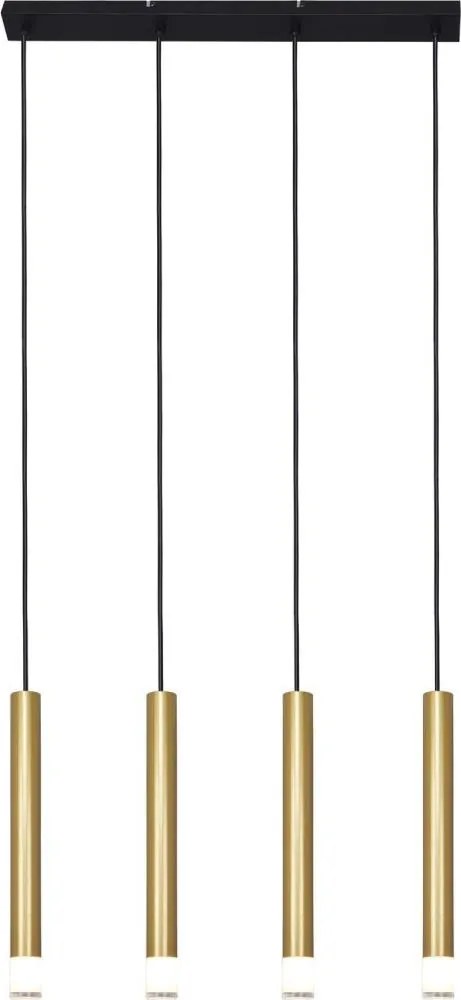 Zuma Line P241125804GD - Luster na lanku VELIC 4xG9/5W/230V zlatý