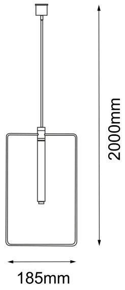 Amplex 8288 - Luster na lanku FARO 1xG9/10W/230V