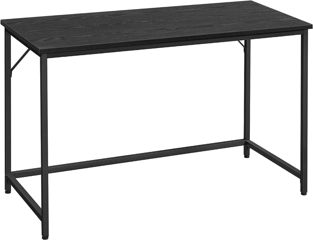 VASAGLE Písací stôl čierny 120 x 60 x 76 cm
