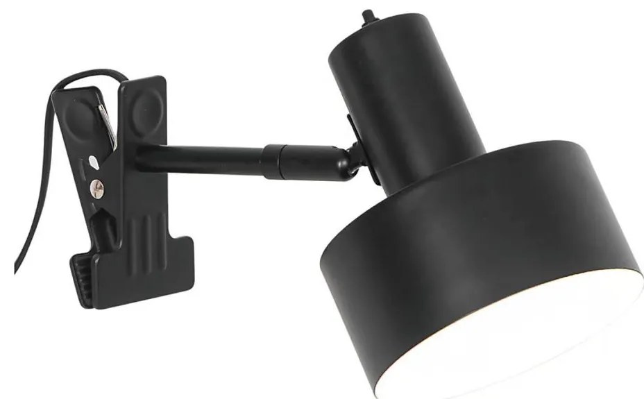 Nordlux - Lampa s klipom MATIS 1xE27/15W/230V čierna
